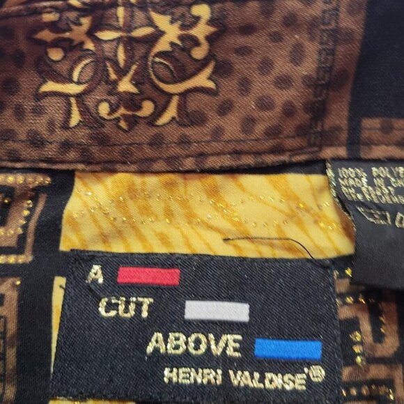 Henry Valdise, A Cut Above, Men's Multicolored Shirt, Size XL, Not Worn - Picture 3 of 7